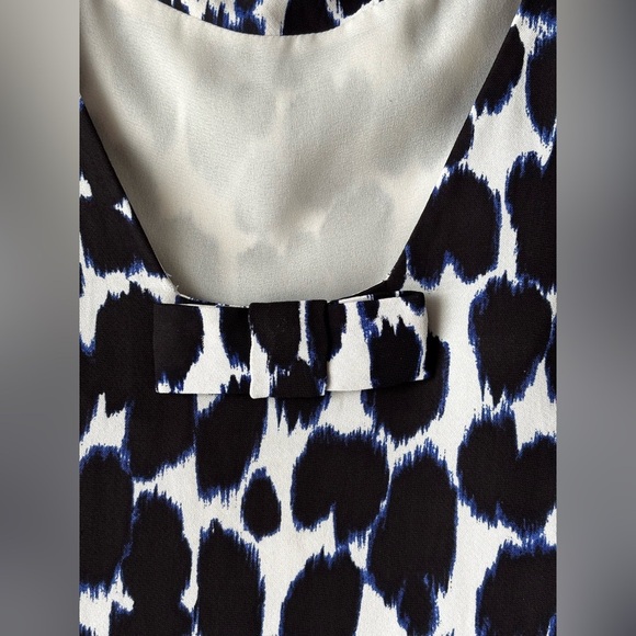 Kate Spade New York Leopard Swing Dress in Deep Indigo - Picture 5 of 6